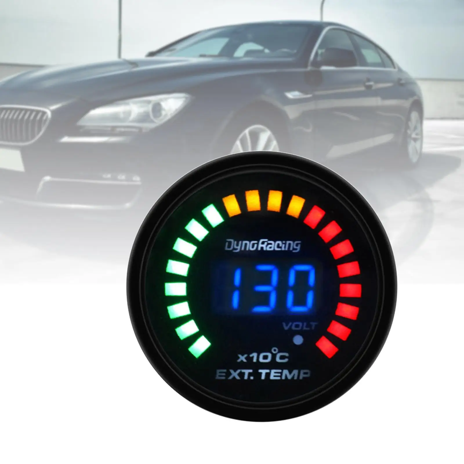 Car Exhaust Gas Temp Gauge Meter Set Universal Easy to Install Digital Pyrometer Gauge Car Meter Digital Display Pointer