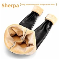Fleece Lined PU Leather Pants - 2024 Winter High Waist Shaping Leggings, Thick Warm Footed Stirrup Pants for Women Cold Weather - Image 6