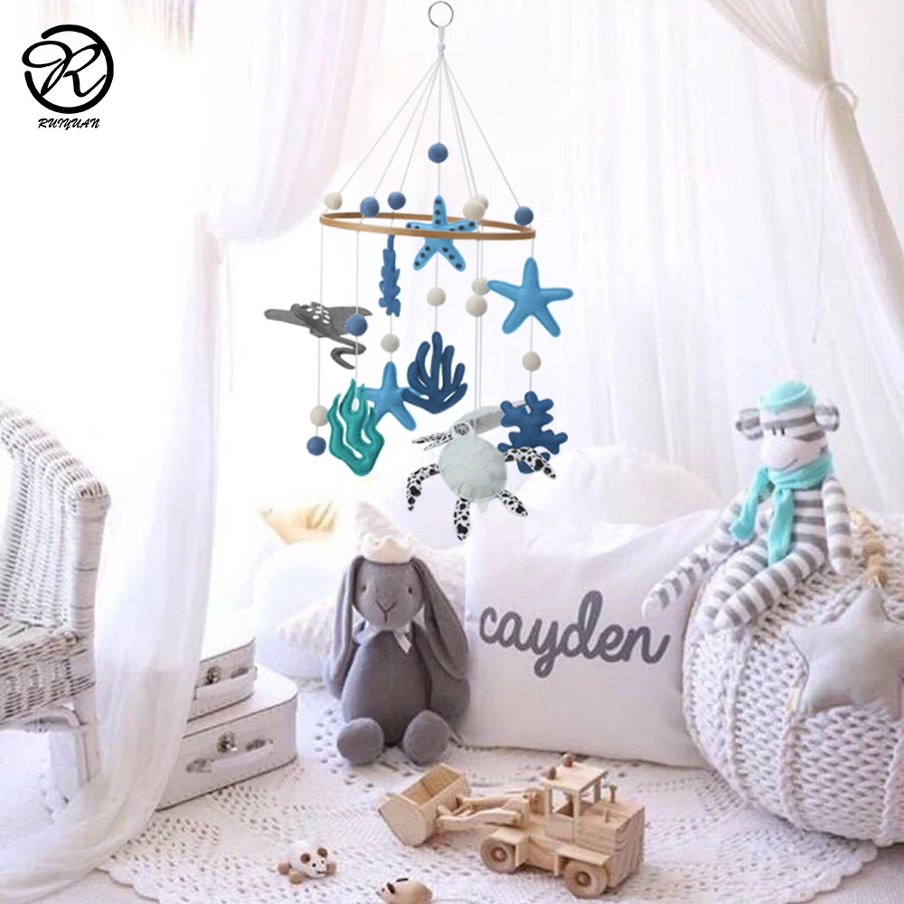 Musical Mobile For Baby Crib Whale Baby Mobile Whale Nursery