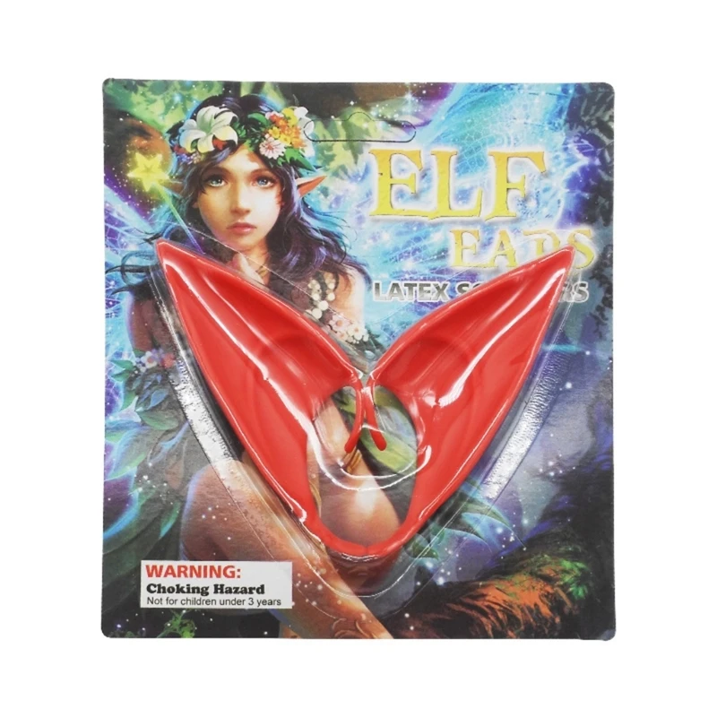 

Elf Ears Fairy Ears Halloween-Cosplay Costumes Latex Pointed Ears Tips for Party
