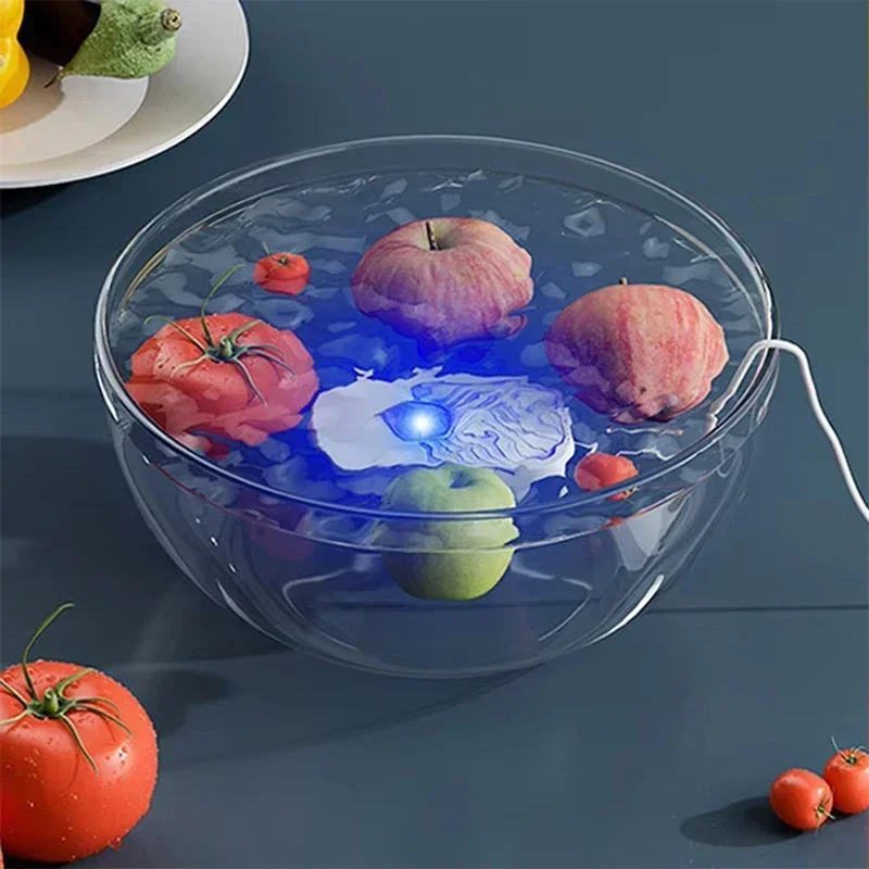 Fruit and Vegetable Cleaning Machine Mini Ultrasonic Cleaning Machine Kitchen Vegetable High-frequency Vibration
