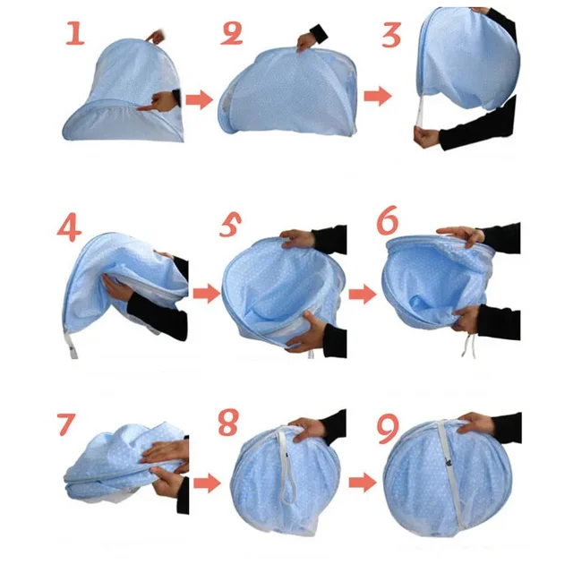 0-3 ans Portable pliable bébé filet polyes nouveau-né sommeil lit voyage bébé moustiquaires voyage lit filet jouer tente enfants 6