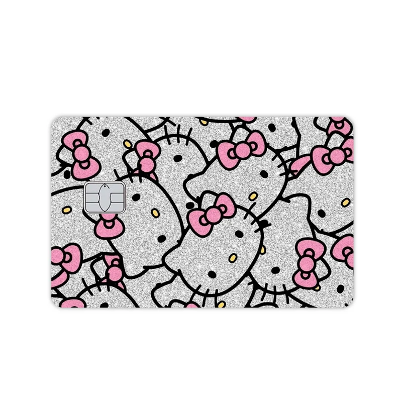 New Stickers Hello Kitty Kawaii Ultra Bling Debit Credit