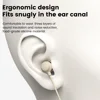 S8 Elbow Wired Earphones Sleep In-ear 3.5mm Headphones Silicone Wire Headset with Mic 3.5Jack Earbuds  In-line Control Handsfree 3