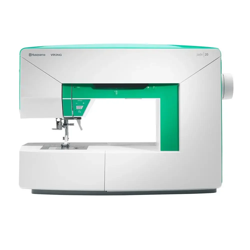 Jade 20 Sewing Machine Extra Large 8 Inch Sewing Space LED Lighting 82 Stitches Top Loading Bobbin Built-in Needle Threader 2
