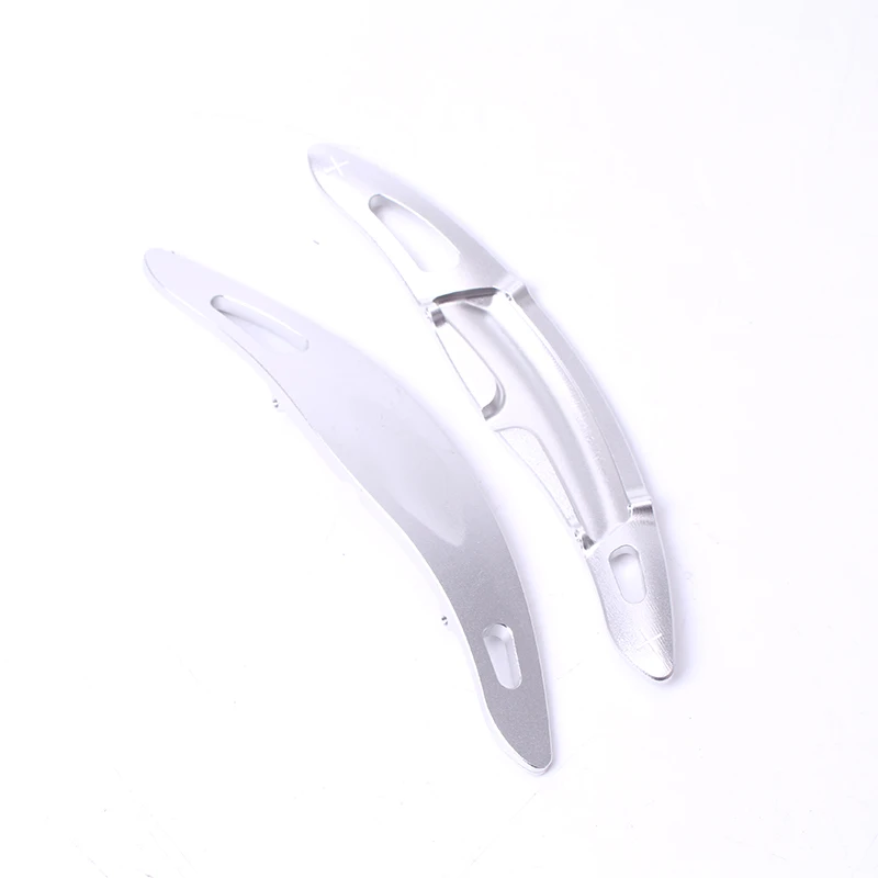 Aluminium-Legierung Schaltwippen-Erweiterungen für Porsche Cayenne Macan Panamera 911 Cayman/Boxster 718 Auto-Rad-Schalthebel DSG Aufkleber 2 Stück – Detail 3