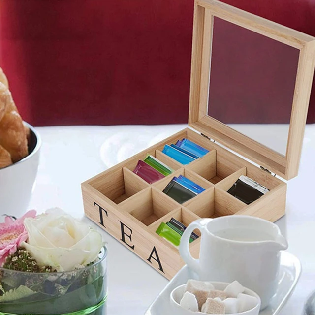 Organizador de BOLSITAS DE TÉ con Cajas de carton