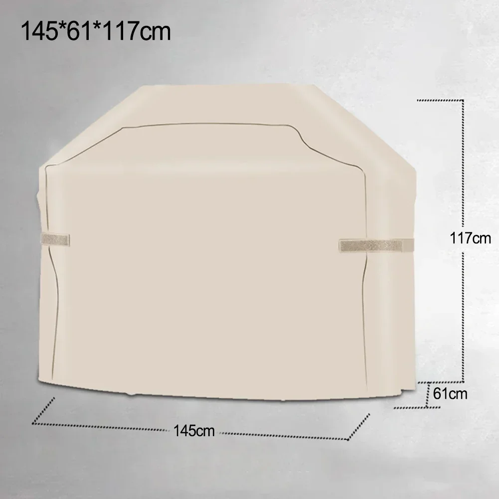 Waterproof BBQ Gas Grill Cover 210D Heavy Duty Outdoor Barbecue Cover Maximum Protection Weather resistant Dustproof Grill Cover