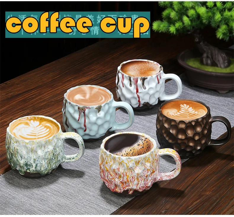 Cute Aesthetic Ceramic Mug Nordic Home Decor Coffee Milk Bubble Tea Cup  Taza Mugs Caneca Drinkware Tasse Copo Beer Cappuccino