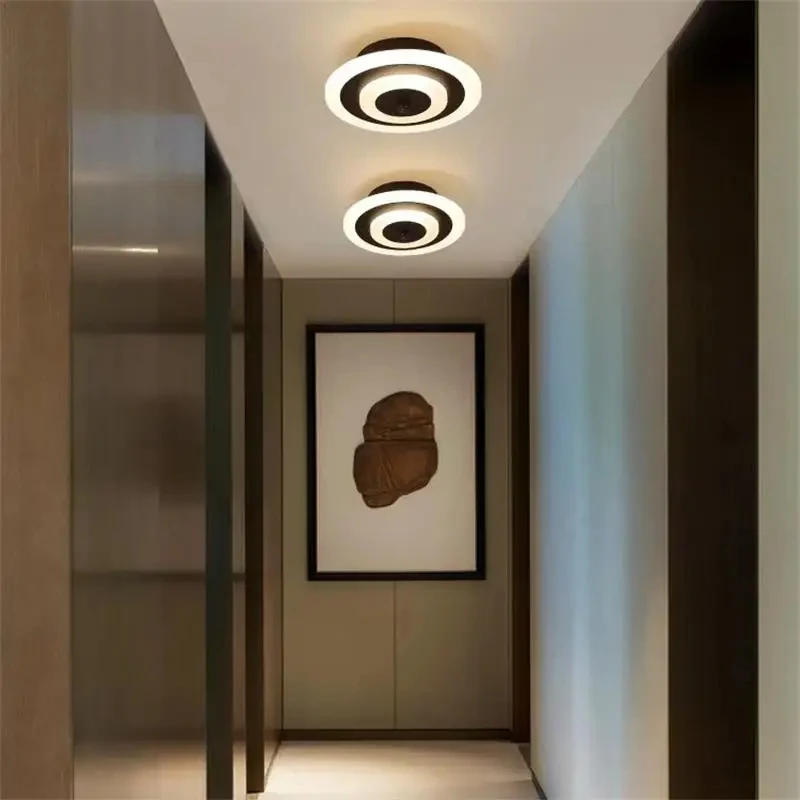 Contemporary LED Ceiling Light Fixture - Stylish Home Decorative Lighting for Hallways, Bathrooms, Living Rooms, and Balconies