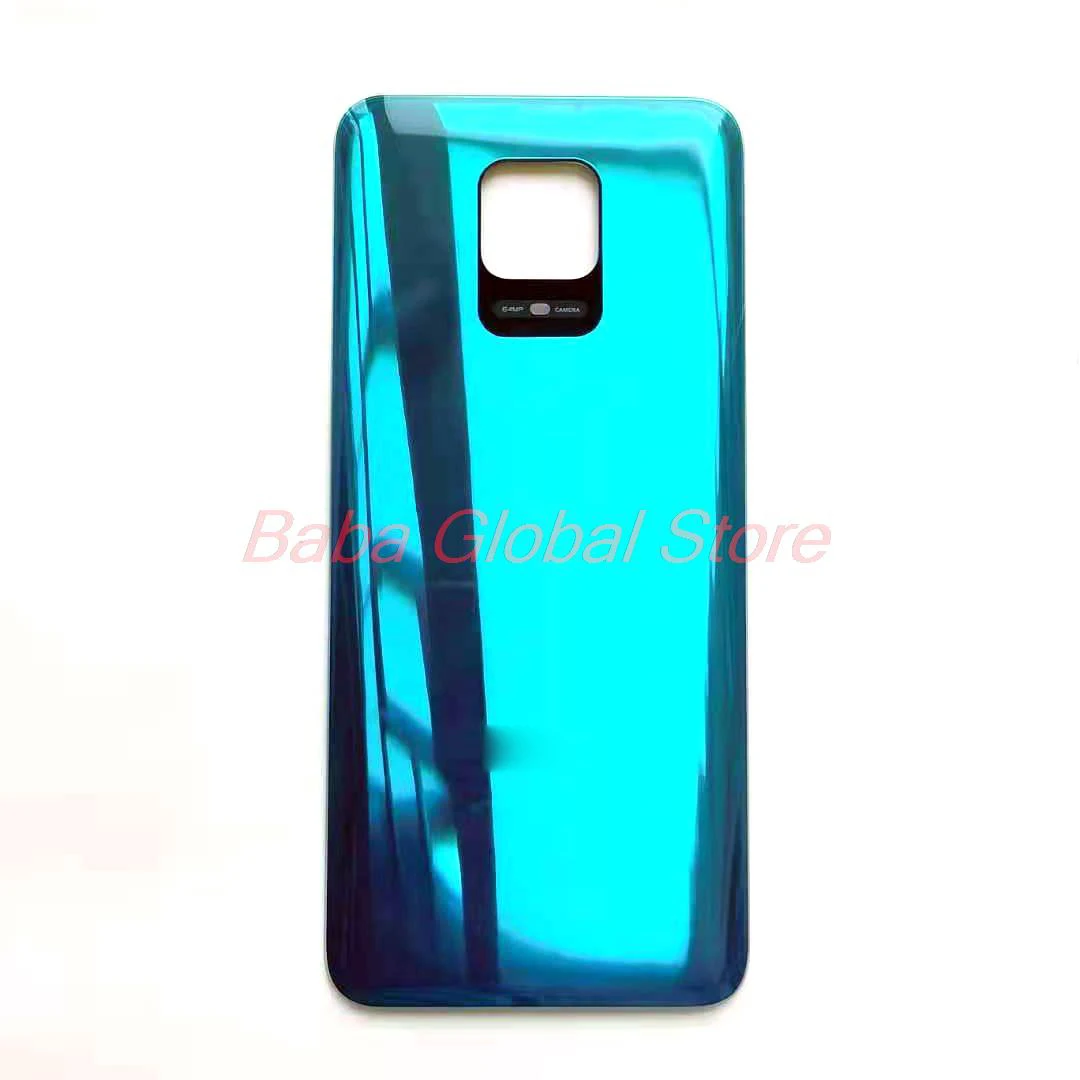 Back Glass Cover For Xiaomi Redmi Note 9 Pro / Note 9S Battery Cover Housing Door Chassis Red Mi 9Pro Repair Parts