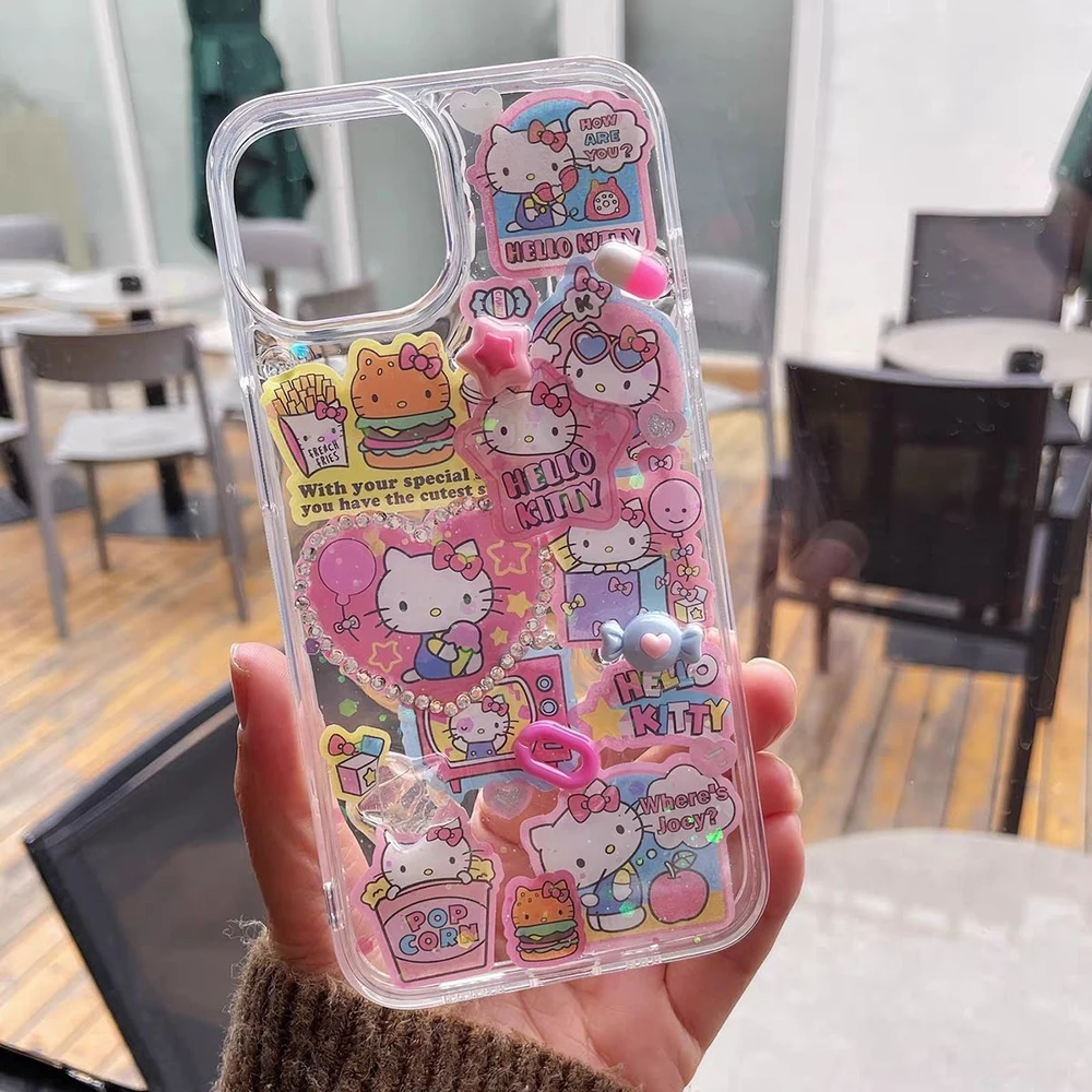 Cartoon-Sanrio-Kawaii-Hello-Kitty-Dispensing-Art-Phone-Case-for ...