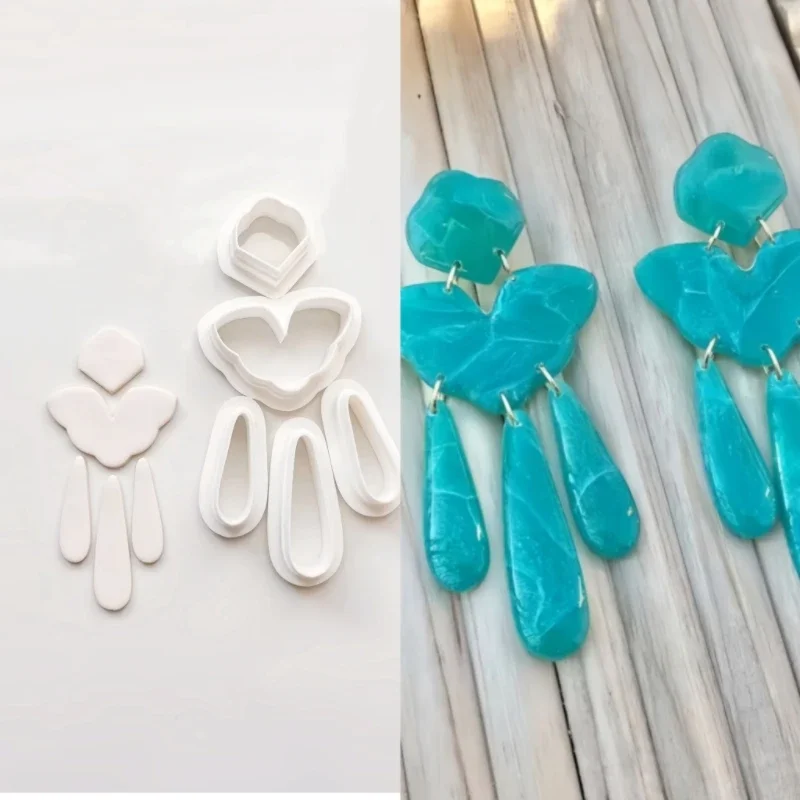 Polymer Clay Cutter Polymer Clay Tool Diy Earring Pendant Jewelry Molding Cutting Mold Ceramic Tool