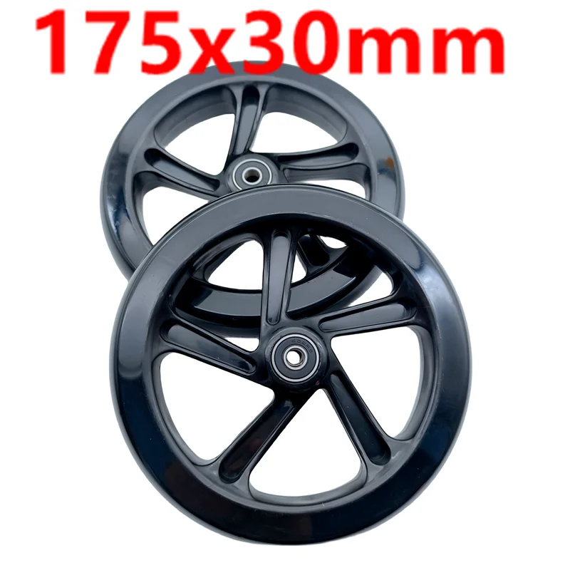 

free shipping scooter wheel 175x28mm 2 pieces / lot including bearing abec-9 175 mm