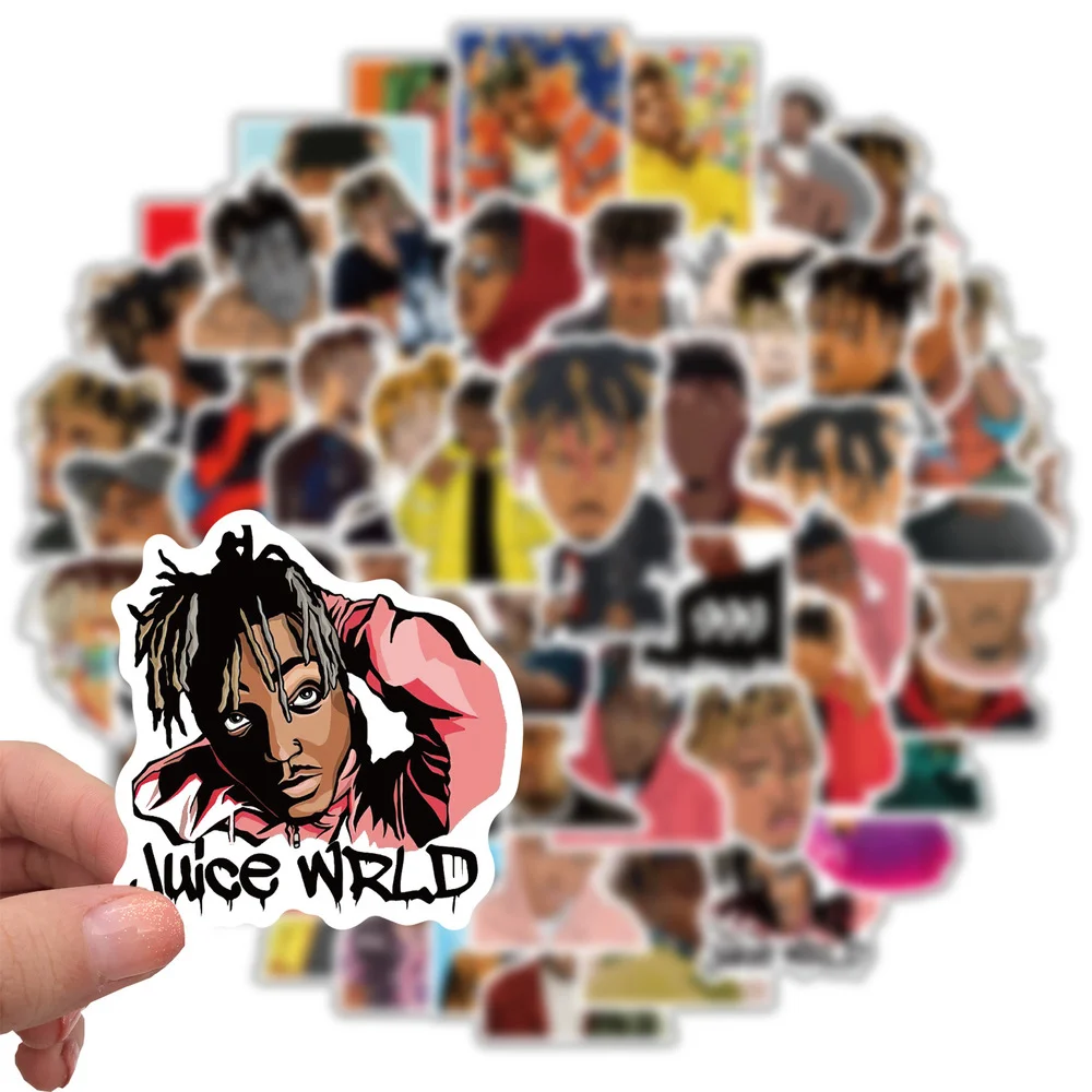 10/52Pcs Singer Juice Wrld For Snowboard Laptop Luggage Fridge Car- Styling  Vinyl Decal Home Decor Stickers - AliExpress