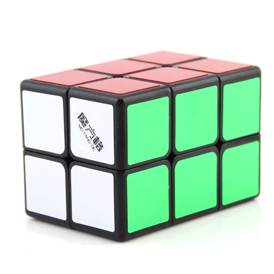 QiYi MoFangGe 223 Magic Cube 2x2x3 2x3x3 Black Color Professional Magics Speed Puzzle Cubes Kids Educational Funny Toys For Boys 3