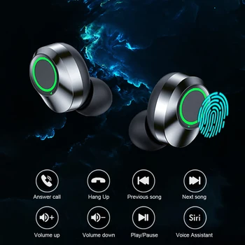 NES TWS Wireless Bluetooth Earphones Sport Stereo Headphones HiFi Music Earbuds With Built-in Microphone HD Call Gaming Headset 2