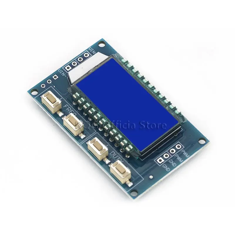 Signal Generator Kit Signal Generator PWM Pulse Frequency Duty Cycle Adjustable Module LCD Display 1Hz-150Khz 3.3V-30V