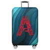 Luggage Protective Cover Stretch Fabric Luggage Protective Covers Dust Cover Anti-Scratch Suitcase Covers Engrave Image Pattern 5