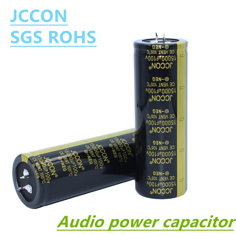 100v15000uf 1Pcs Aluminium Capacitor 100v 22000uf 4-PIN For Power Supply Hifi Amplifier Low ESR