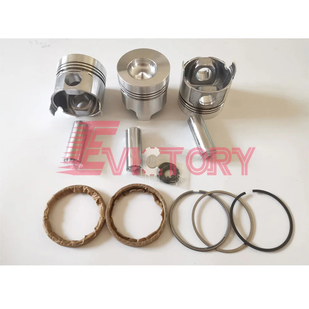 

For YANMAR tractor repair kit 3TN84 3D84-3 piston + ring + main conrod bearing set