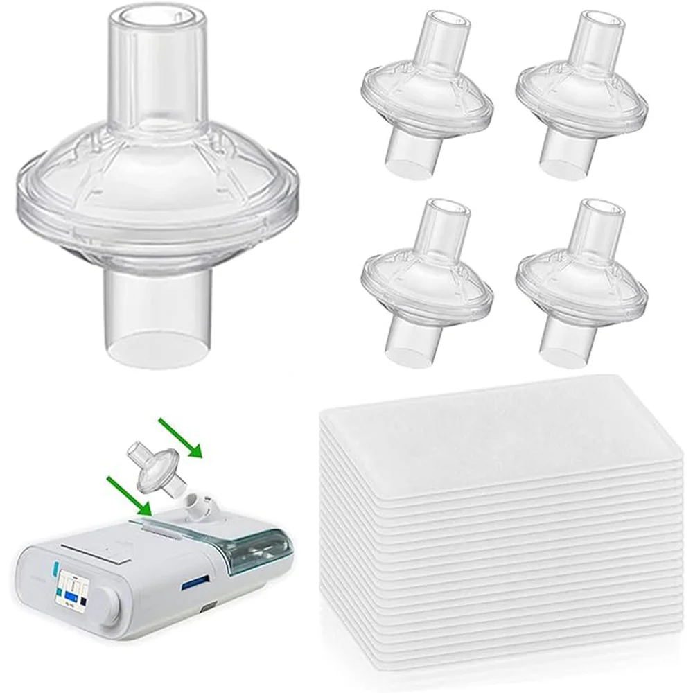 Filtri Usa e Getta per CPAP - Filtri di Ricambio Ultra-Fini Anti-Allergenici per Macchine CPAP e BiPAP, Proteggono i Componenti Interni da Polvere e Polline
