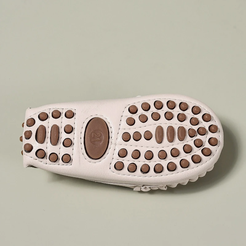 Leather Kids Loafers Autumn Soft Sole Slip On Shoes