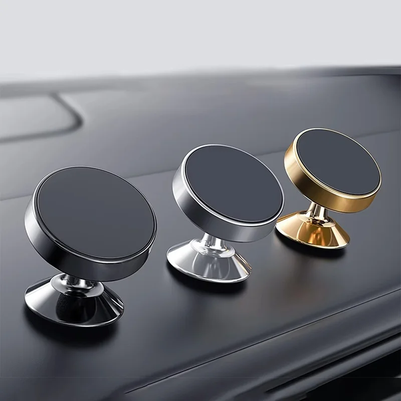Magnetic Mobile Phone Holder 360 Degree Rotation Car Stand Magnet Smartphone Bracket Car Magnetic GPS Holder For iPhone Huawei