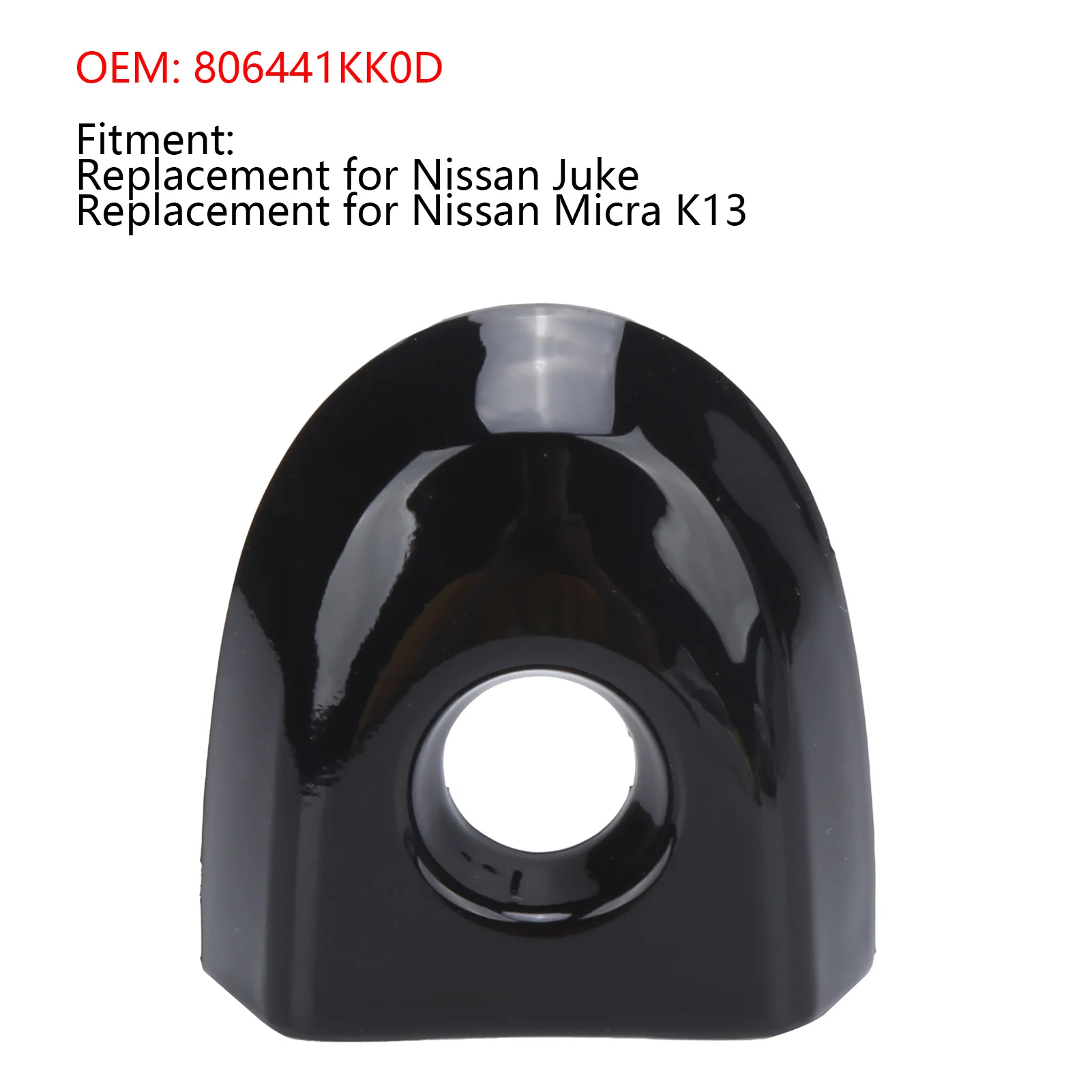 Car Door Lock Cover Drivers Side 806441KK0D Replacement For Nissan Juke/ Micra K13 Black Car door lock cover