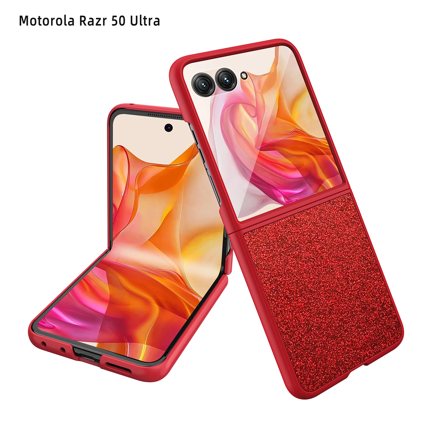 Luxurious Bling Glitter Shockproof Case with Mirror Film