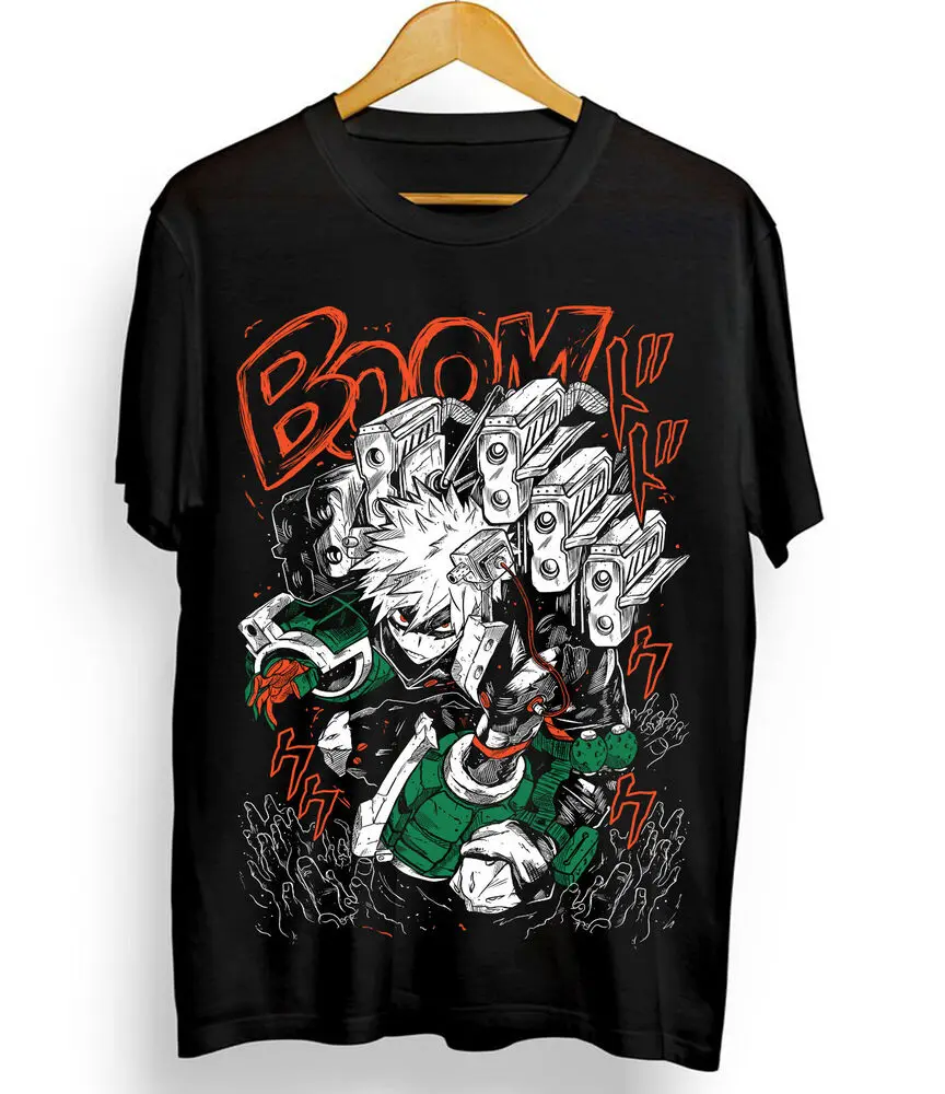 Bakugou & Izuku Hero Black T-Shirt