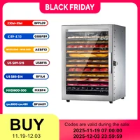 220V 110V ผลไม้แห้งเครื่องอาหาร Dehydration เครื่องเป่าผลไม้เครื่องเป่า Commercial อาหารสแตนเลสเครื่องเป่าผักแห้งสัตว์เลี้ยงขนมขบเคี้ยว 1