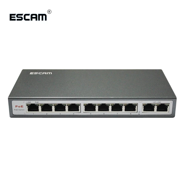 Six Two 10 Port POE Switch For IP CCTV Camera (8 Ports POE + 2 Uplink  Ports) - ₹2,250.00