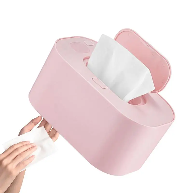 

Baby Wet Tissue Warmer USB Tissue Heating Box Dispenser Evenly Overall Heating Diaper Wipe Warmers Suitable For 80 Padded Wipes