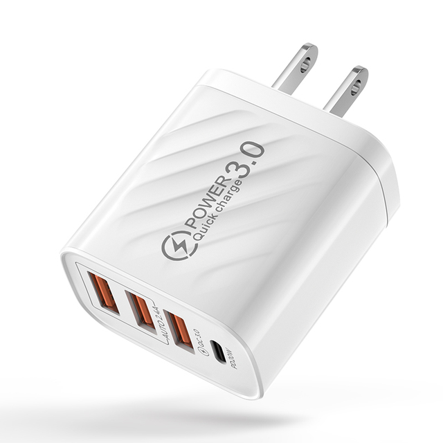 4 Ports USB Charger Quick Charge QC Fast Wall Charger For Xiaomi Apple Portable Phone Charger Power Adapter EU/US/UK Plug