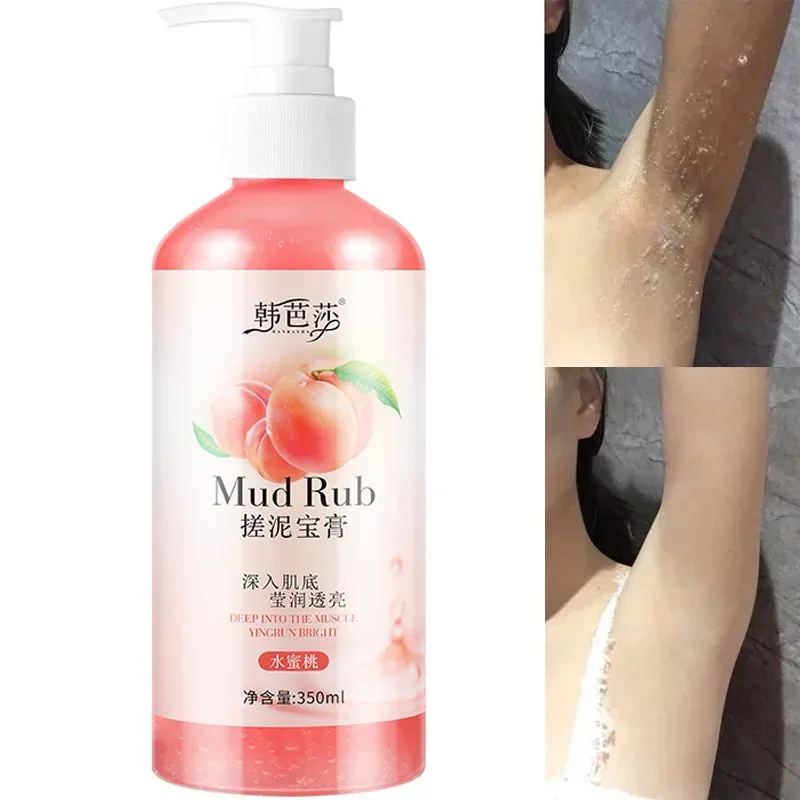 

350ml Peeling Whitening Moisturizer Body Scrub Mud And Care Gel Rub Skin Facial Scrub Exfoliating Cream Female Cleaning Deep