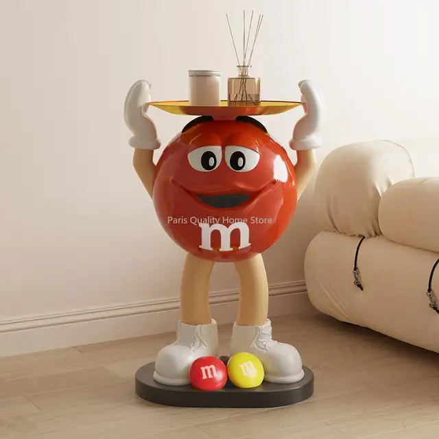Mm Bean-Grande étagère de chevet, art créatif, canapé, meuble TV, à côté du salon, décorations de sol 1