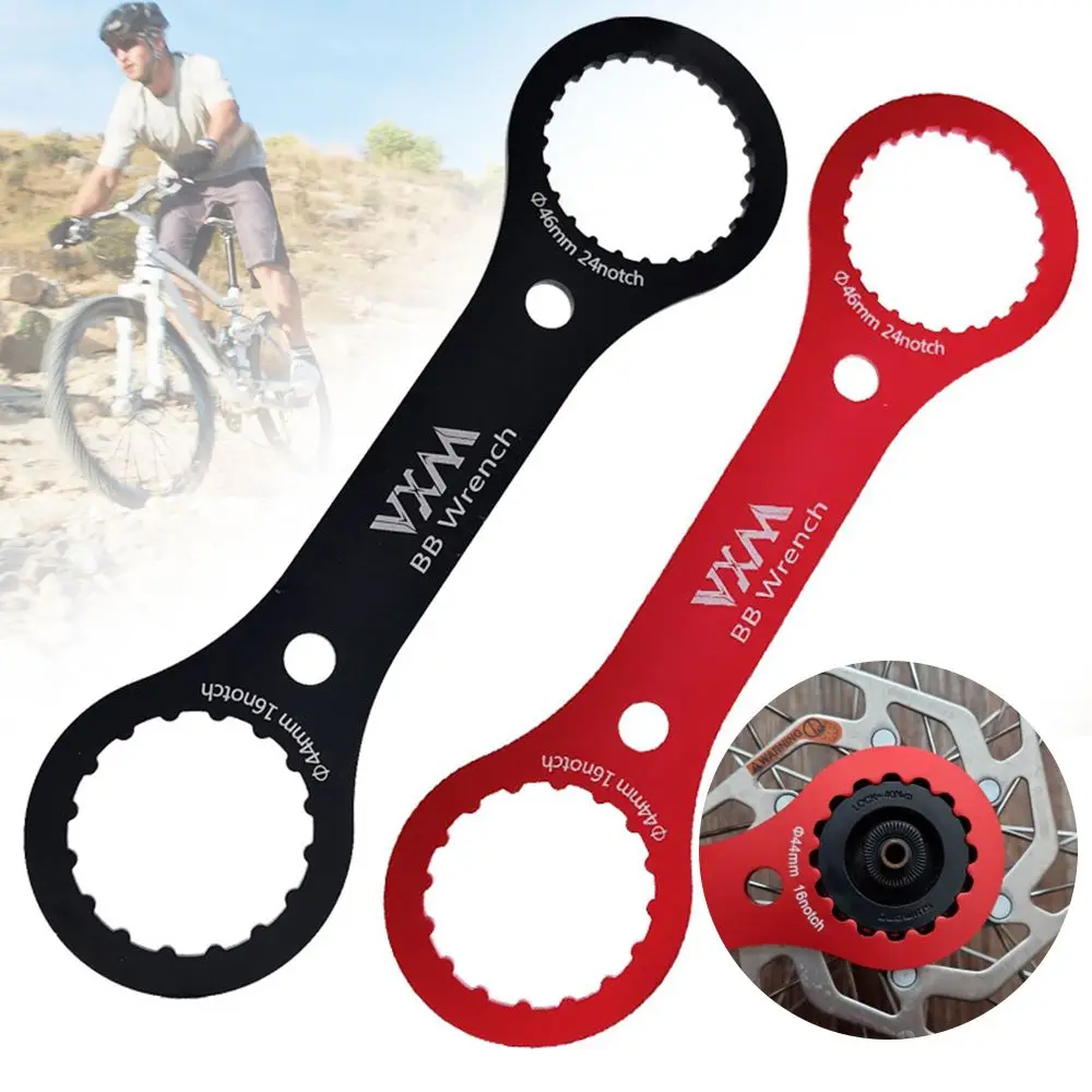 

Durable Bicycle Accessories Black Red Crank Removal Tool Wrench Bottom Bracket Wrench Mountain Bike Aluminum Alloy