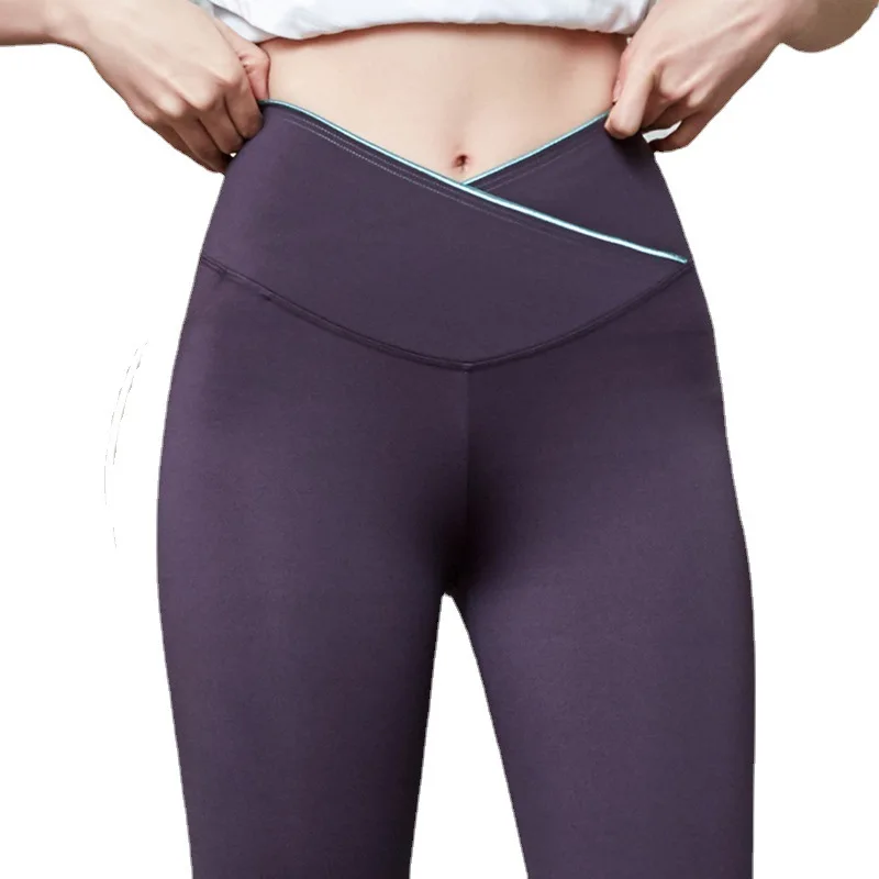 

Summer 2022 New Released Hiking Wear Yoga Legging Crossed Waist Plus Size Legging