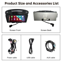 Écran multimédia sans fil CarPlay Android Auto, 8.8 pouces, pour BMW série 3 E90 E91 E92 E93 série 5 E60 E61 CCC CIC 6