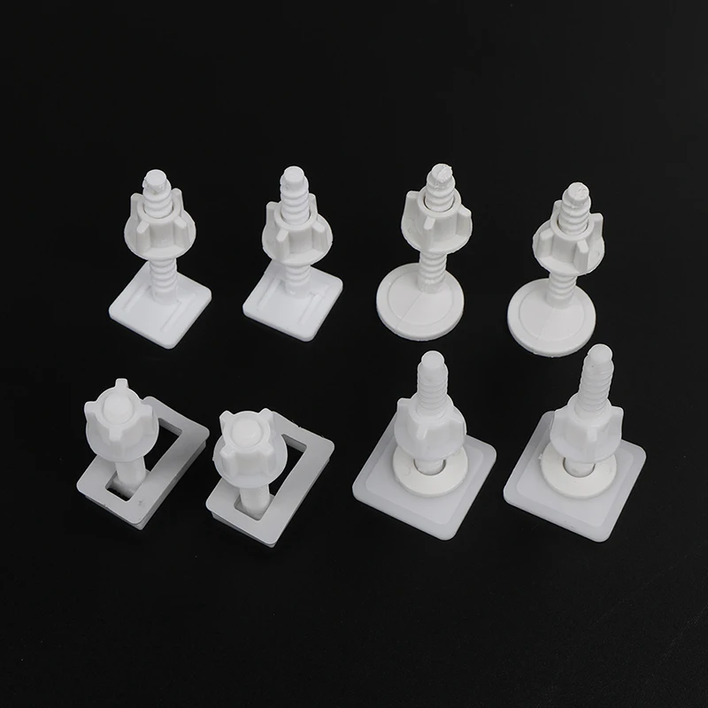 Toilet Seat Hinge Bolts 4x Replacement Screws Fixing Fitting Kit Repair Tools