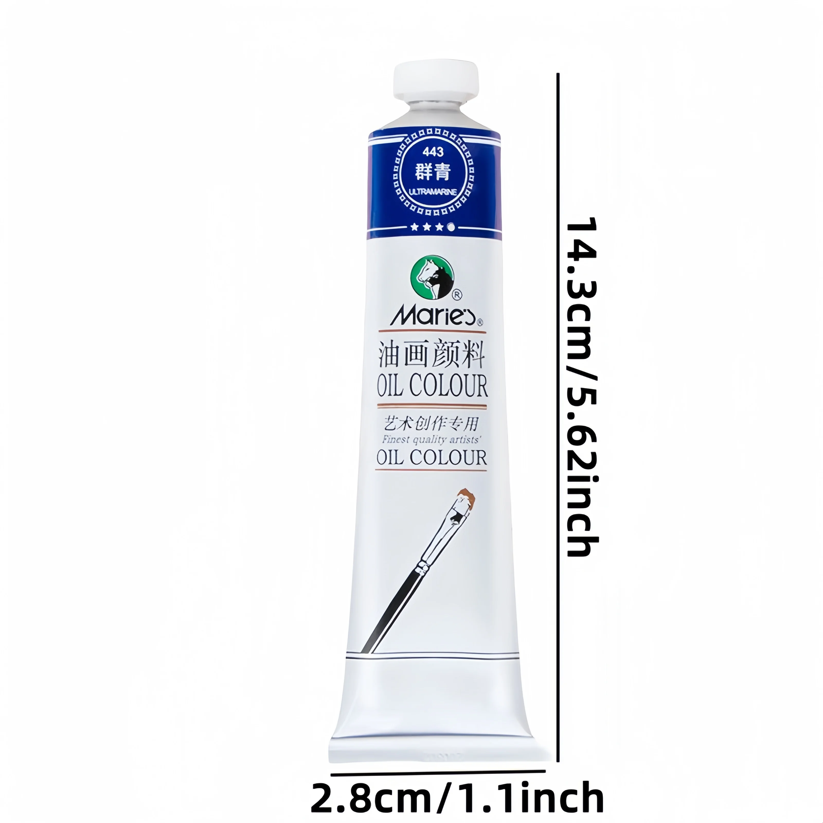 50ml Artist-Grade Oil Paint for Hand-Painted Canvas and Graffiti Art