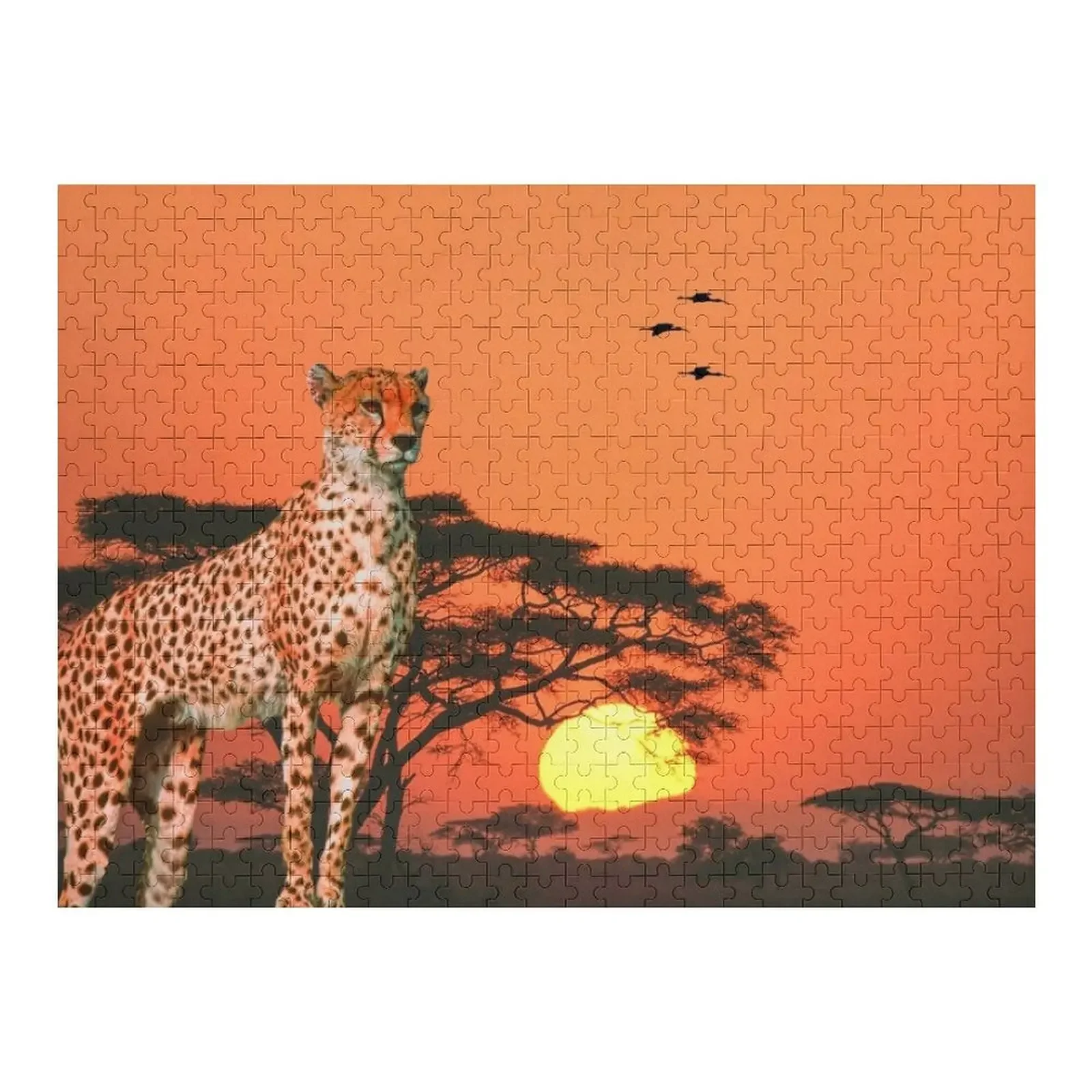 

The Cheetah Jigsaw Puzzle Photo Custom Custom Gifts Toddler Toys Puzzle