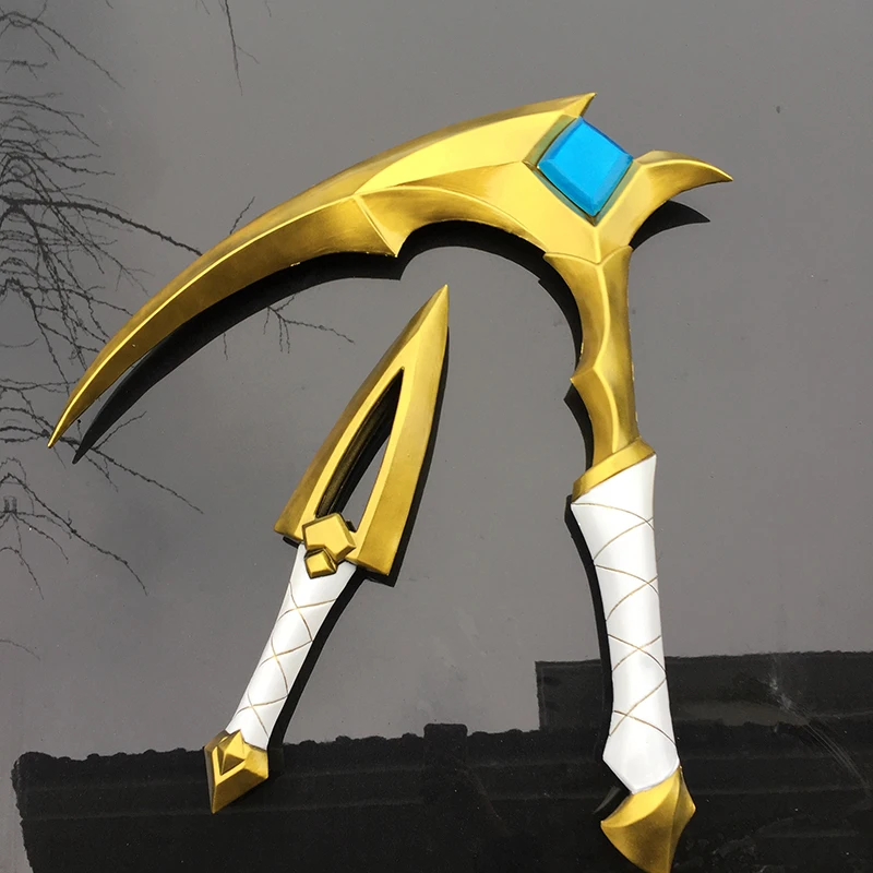 

LOL KDA Akali Sickle Dagger Cosplay Weapon Prop KDA EVA Handmade Prop Halloween Christmas Cos Prop Kid Gift