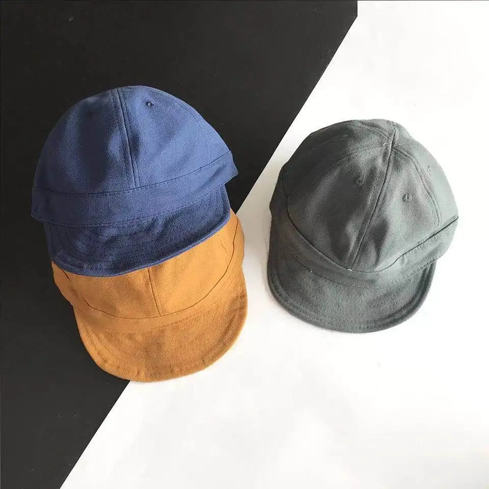 New 2022 Sport Cap Short Brim Baseball Cap Solid Colors Hats for Women Men Outdoor Visor Cap Casual Snapback Hats Gorras