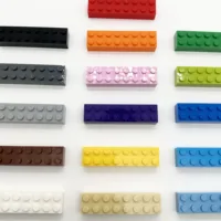 100pcs 2x8 Dot DIY Building Blocks Thick Educational Creative Toys for Children Figures Plastic Bricks Size Compatible With 3007 2
