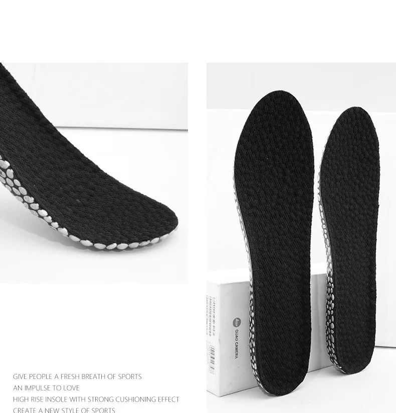1.5-3.5 cm Comfort Invisible Height Increase Insoles Comfort Memory Foam Invisible Height Increased Insoles for Unisex Feet Care