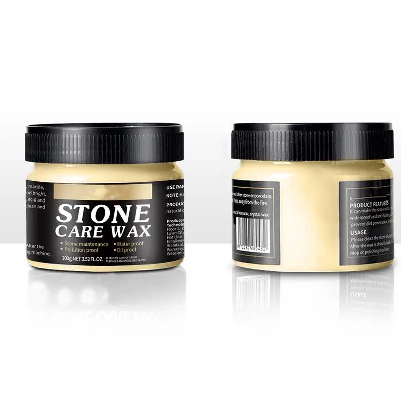 Stone Nourishing Polishing Wax Quartz Polish Tool Waterproof Polish Wax Granite Polish Wax Stone Care Product for Marble Tile