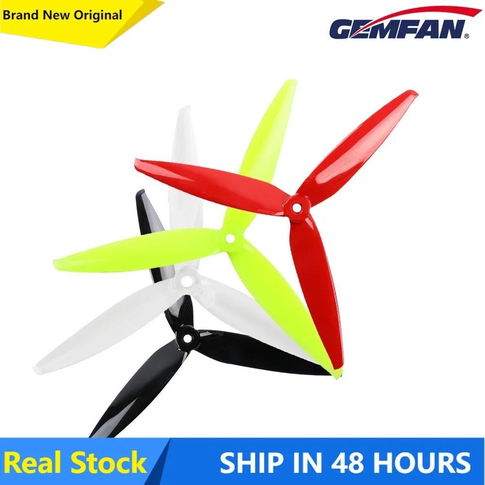 

10 пар (10CW + 10CCW) Gemfan Flash 2. 0 7X4X3 3-лопастный Пропеллер для ПК для RC FPV Freestyle 7-дюймовый большой радиус LR7 дроны DIY части