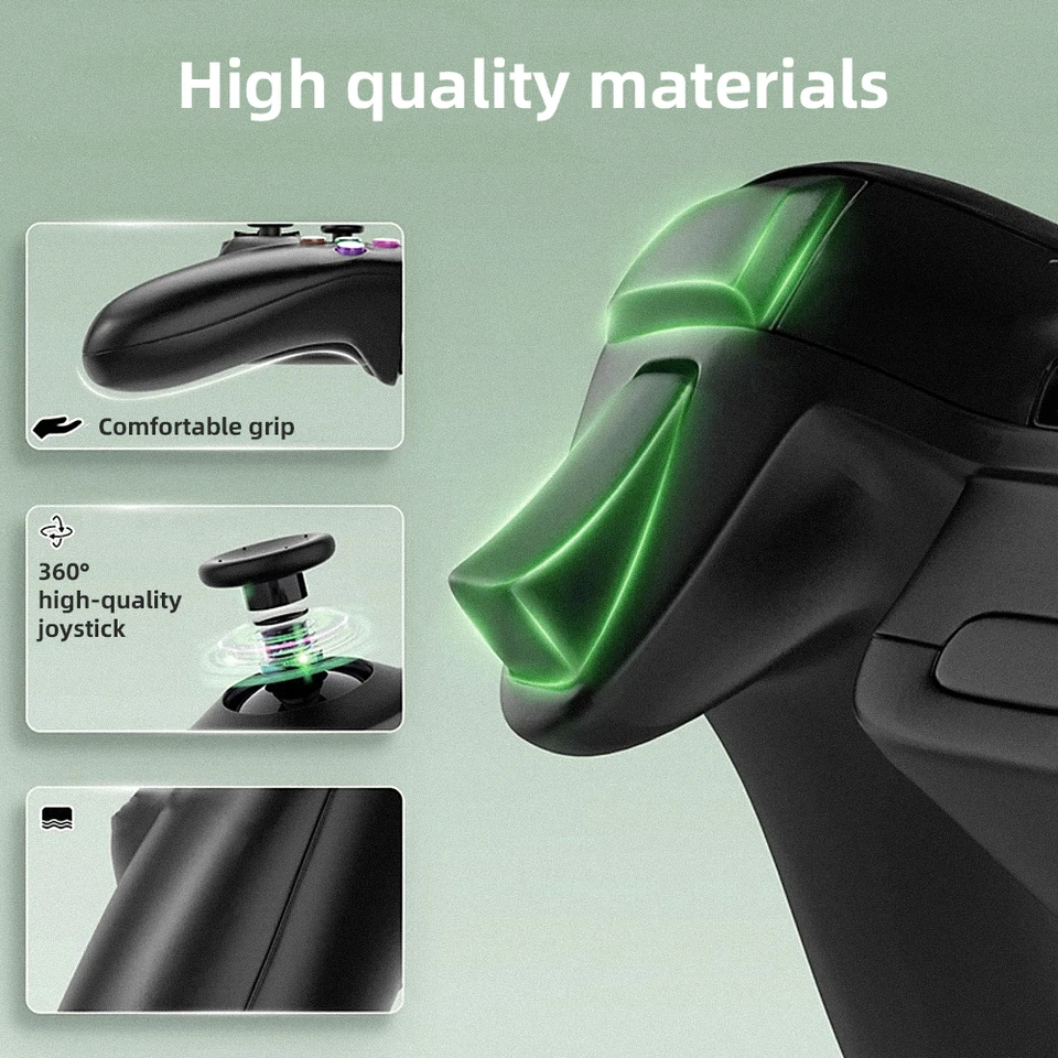 wired Game Controller Supports Xbox 360 And Windows 7/8/10, With Built-in Motor, Multiple Colors To Choose From_voghion.com
